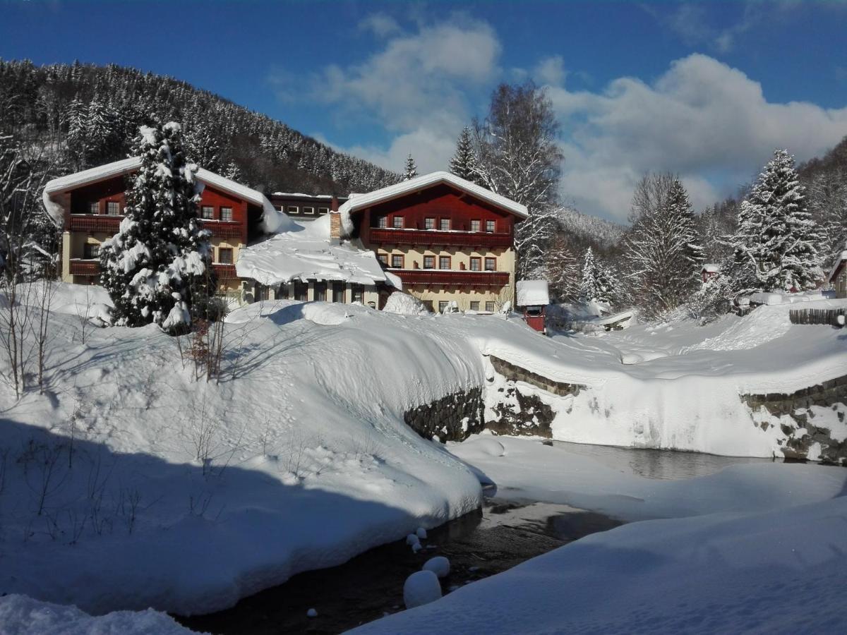 Rodinny "Hotel U Mustku" Desná Extérieur photo